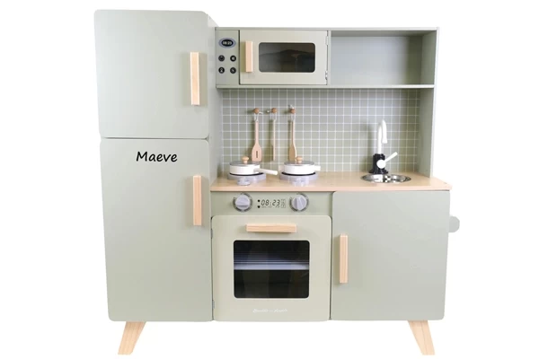 Für Kinderküche XL Modern retro grün