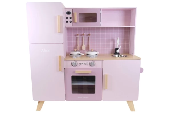 Für Kinderküche XL Modern retro rosa