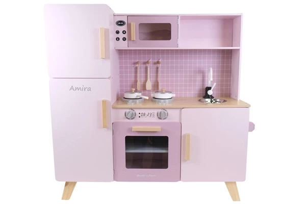 Für Kinderküche XL Modern retro rosa