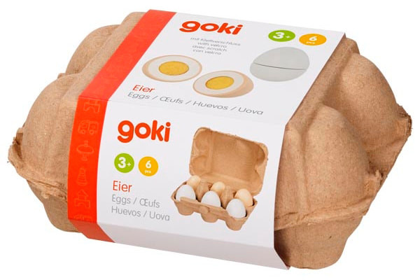 In einem niedlichen Eierkarton