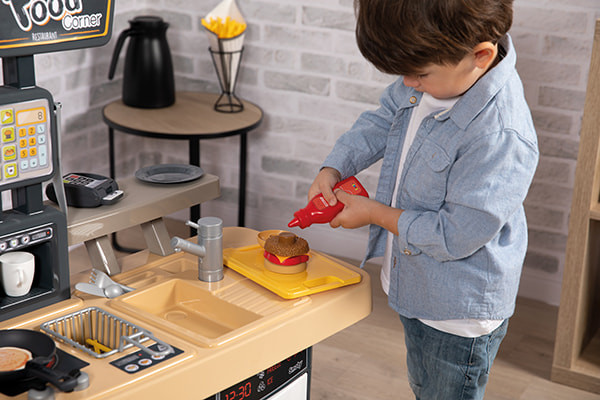 Einen leckeren Hamburger machen