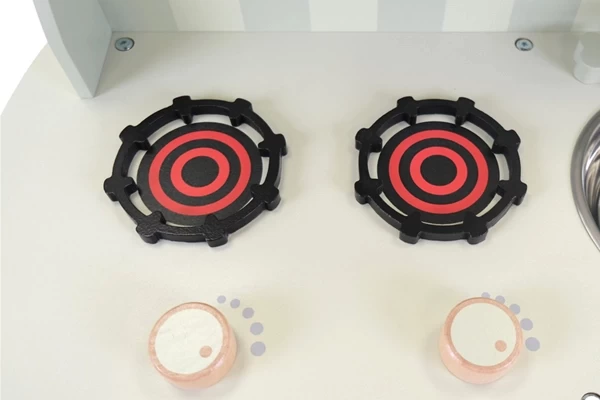 Zwei Kochfelder mit Drehknöpfen