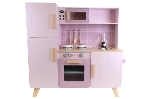 Kinderküche XL Modern retro rosa