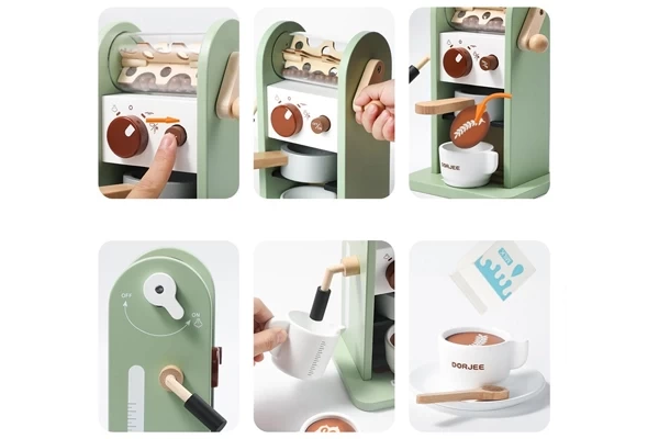 Der gesamte Prozess der Kaffeezubereitung