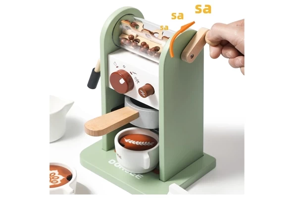 Lass die Bohnen durch die Kaffeemühle laufen