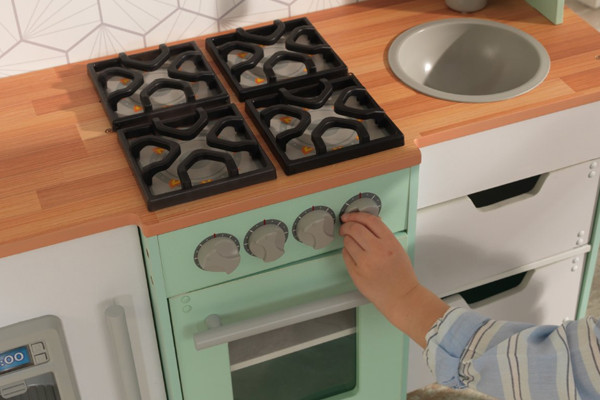 Schalter um den Ofen passend einzustellen.