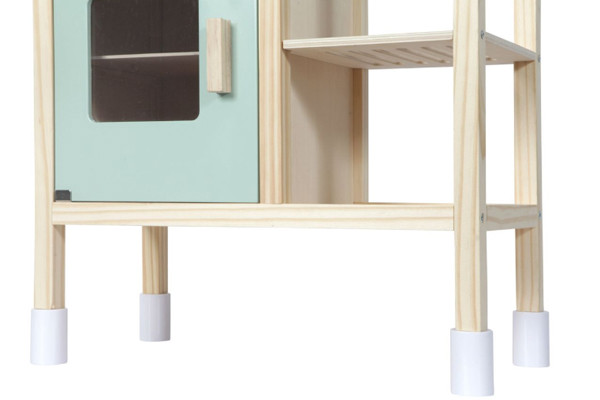 Mit extra Erhöhungen von 6 cm.