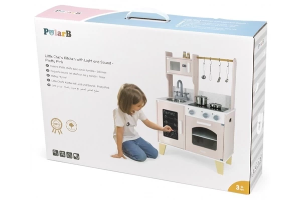 Mit Kreidetafel, Stiften und Radiergummi