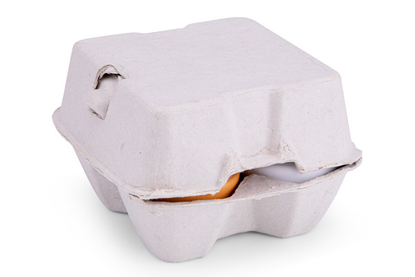 In einem Eierkarton.