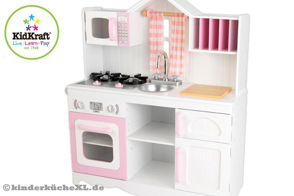 Kidkraft Küche, moderne Country Kinderküche aus Holz.