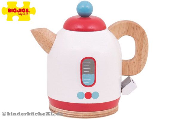 Wasserkocher aus Holz von der Marke Bigjigs.