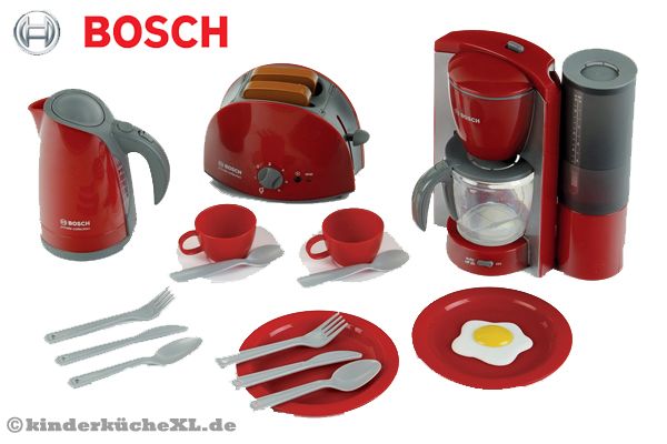 Bosch ontbijtset voor je kinderkeuken.