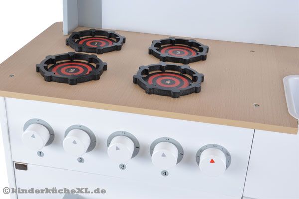 Gasherd mit 4 Kochstellen.