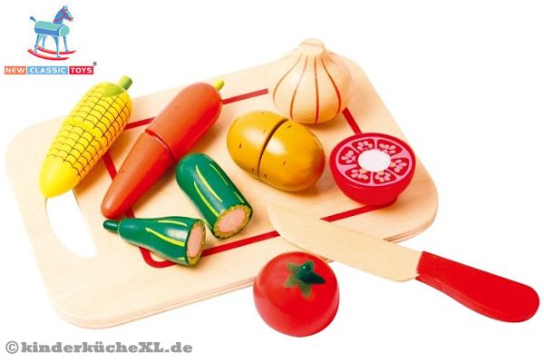 Gesundes Gemüse, Spielzeug Gemüse aus Holz,New Classic Toys.