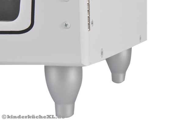 Graue Kunststoff Füße.