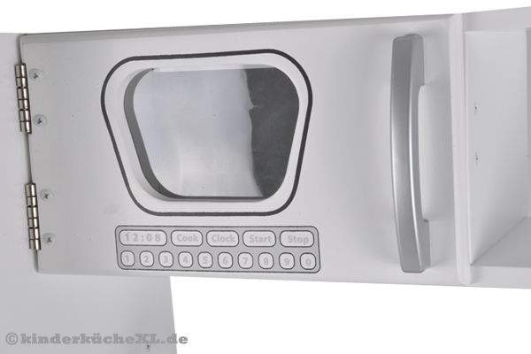 Mikrowelle mit Tastatur.