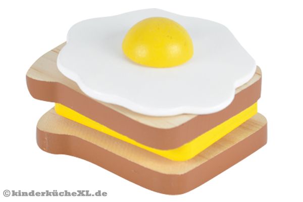 Wer möchte einen Toast mit Käse und Spiegelei?