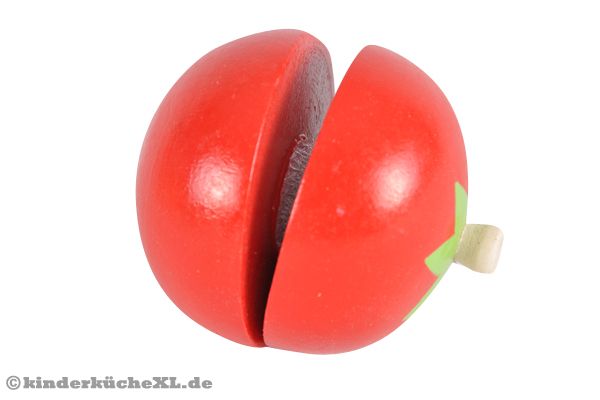 Hmm die Tomate ist lecker!