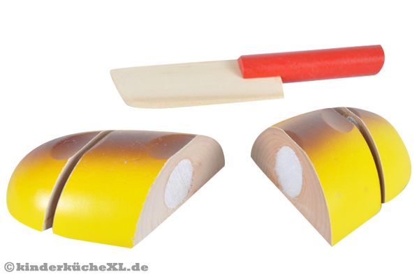 Die einzelnen Stücke sind mit Klettband aneinander befestigt.