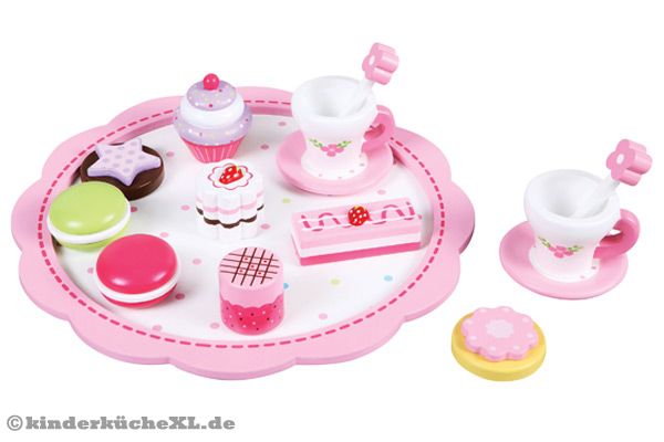 Blumen-Tee-Set von Woodtoys.