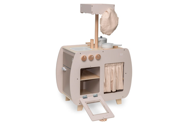 Kühlschrank an der Seite