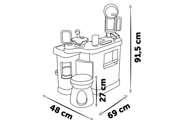 Abmessungen: 48x69x91,5 cm