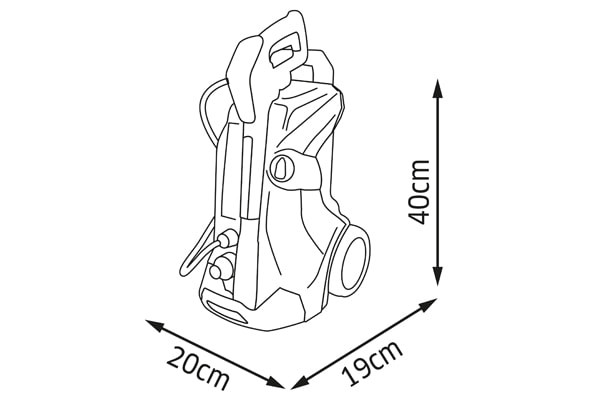 Abmessung: 20x19x40 cm