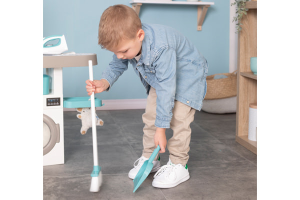 Kehrschaufel und Bürste