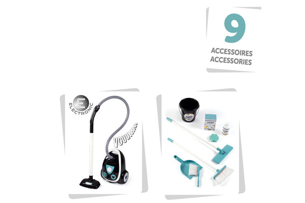 Staubsauger und lustiges Zubehör