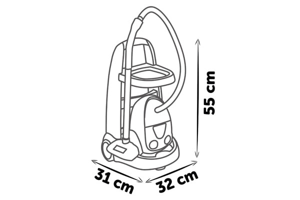 Abmessungen: 32x31x55 cm